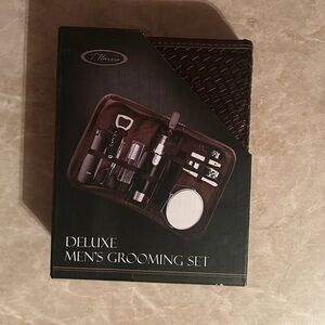 Deluxe Mens Grooming Set - Brown